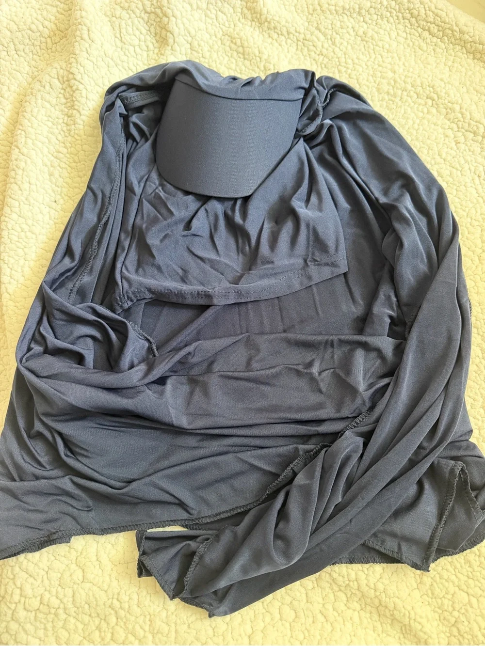 Navy Built-In Cap Headscarf for Women hijab
